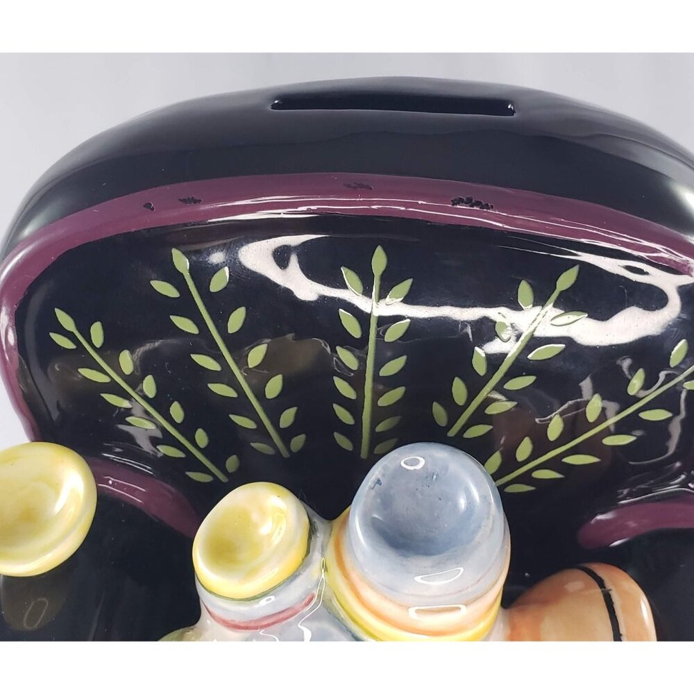 Mary Engelbreit Life Is Just A Chair Of Bowlies Piggy Bank 1994 - Picture 7 of 7